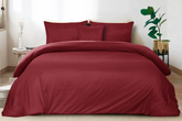 Maroon - Cotton Satin